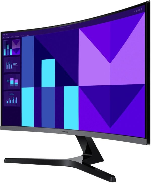 Samsung - 27" S39GD Series Curved FHD 100Hz Monitor with Built-in Speakers (HDMI, D-Sub) - Black