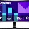 Samsung - 27" S39GD Series Curved FHD 100Hz Monitor with Built-in Speakers (HDMI, D-Sub) - Black