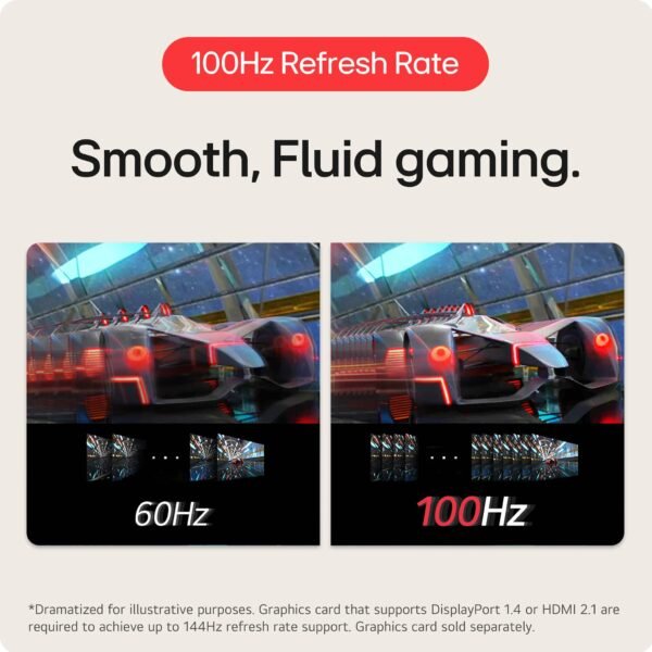 LG - 32" VA Curved FHD 100Hz AMD FreeSync Monitor (HDMI) - Black