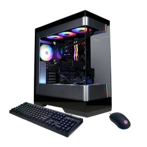 CyberPowerPC - Gamer Supreme Gaming Desktop - AMD Ryzen 7 7800X3D - 32GB Memory - AMD Radeon RX 9070 XT 16GB - 2TB PCIe 4.0 SSD - Black