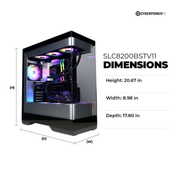 CyberPowerPC - Gamer Supreme Gaming Desktop - Intel Core Ultra 9 285K - 64GB Memory - NVIDIA GeForce RTX 5070 