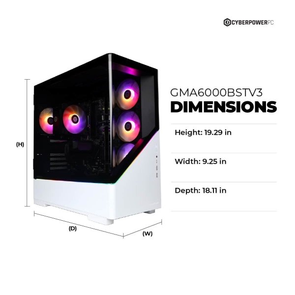 607f692a-6fed-4c2a-8b77-405c09c3d98d.jpg CyberPowerPC - Gamer Master Gaming Desktop - AMD Ryzen 7 8700F - 16GB Memory - AMD Radeon RX 7600 8GB - 1TB PCIe 4.0 SSD - White