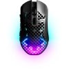 SteelSeries - Aerox 9 Wireless Ultra Lightweight Honeycomb Water Resistant RGB Optical Gaming Mouse With 18 Programmable Buttons - Wireless - Black