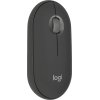6554347_sd.jpg Logitech - Pebble Mouse 2 M350s Slim Lightweight Wireless Bluetooth Optical Silent Ambidextrous Mouse with Customizable Buttons - Wireless - Graphite