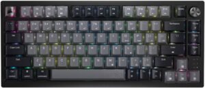 6572502_sd.jpg CORSAIR - K65 PLUS RGB 75% Wireless Mechanical Pre-Lubricated MLX Red Linear Switch Gaming Keyboard with Hot-Swappable Switches - Black/Gray