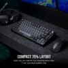 6f9a7baf-4b18-4bc5-823f-8713c731ea2e.jpg CORSAIR - K65 PLUS RGB 75% Wireless Mechanical Pre-Lubricated MLX Red Linear Switch Gaming Keyboard with Hot-Swappable Switches - Black/Gray