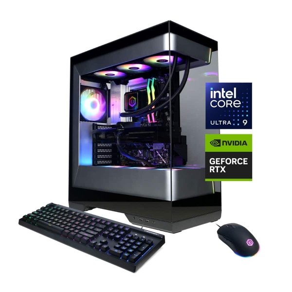 CyberPowerPC - Gamer Supreme Gaming Desktop - Intel Core Ultra 9 285K - 64GB Memory - NVIDIA GeForce RTX 5070 