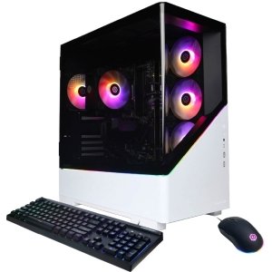 CyberPowerPC - Gamer Master Gaming Desktop - AMD Ryzen 7 8700F - 16GB Memory - AMD Radeon RX 7600 8GB - 1TB PCIe 4.0 SSD - White