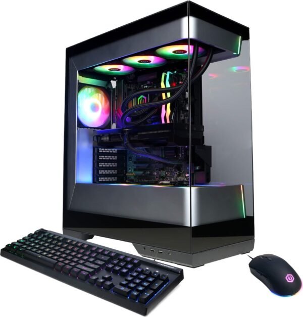 CyberPowerPC - Gamer Supreme Gaming Desktop - AMD Ryzen 9 9950X3D - 64GB Memory - NVIDIA GeForce RTX 5080 16GB - 4TB PCIe 4.0 SSD - Black