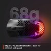 aa9377d3-1869-4c75-b148-f0ec06e4fd4d.jpg SteelSeries - Aerox 3 Super Light Honeycomb Wireless RGB Optical Gaming Mouse - Wireless - Onyx