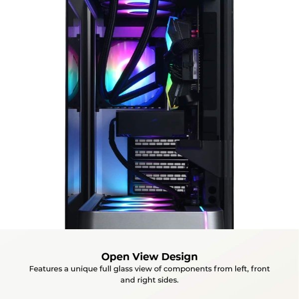 CyberPowerPC - Gamer Supreme Gaming Desktop - AMD Ryzen 7 7800X3D - 32GB Memory - AMD Radeon RX 9070 XT 16GB - 2TB PCIe 4.0 SSD - Black