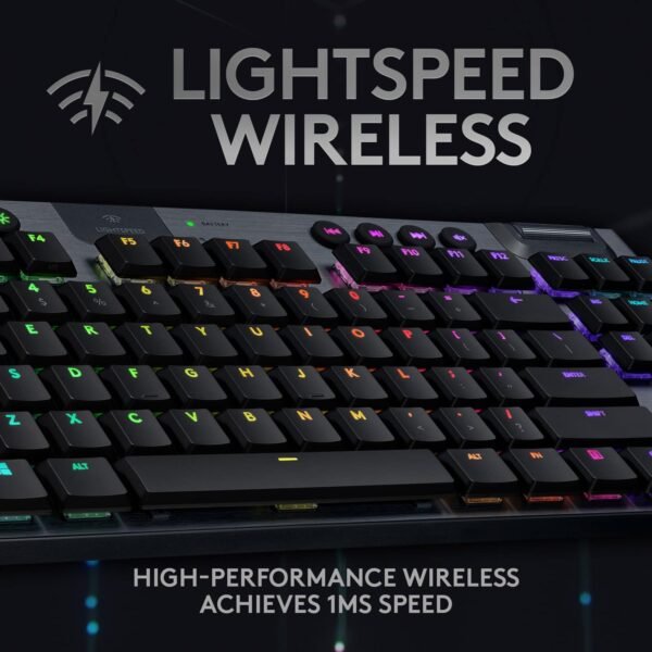 b3078977-e8cd-469d-bd7a-3be85cc93f89.jpg Logitech - G915 LIGHTSPEED TKL Wireless Mechanical GL Tactile Switch Gaming Keyboard with RGB Backlighting - Black