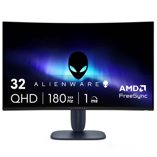 b6d070e9-1712-4d35-a4df-a0aeebd48e18.jpg Alienware - AW3225DM 32" VA LED Curved QHD 180Hz 1ms FreeSync Gaming Monitor with HDR (HDMI, DisplayPort) - Black