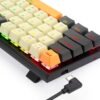 d4558543-5714-4885-b0cd-a6503b33faa3.jpg REDRAGON - K633CGO-RGB Wired 60% Mechanical Gaming Keyboard, RGB Backlit 68 Keys Progammable Keyboard, Hot-Swappable Red Switch - Black/Beige/Orange