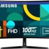 Samsung - 27" S3 (S36GD) LED FHD 100Hz Curved Monitor (HDMI, D-sub) - Black