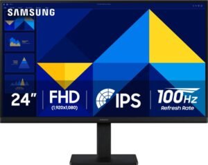 Samsung - 24" S3 (S30GD) IPS LED FHD 100Hz Monitor (HDMI, D-sub) - Black