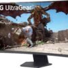 LG - UltraGear 31.5" QHD 180Hz 1ms AMD FreeSync Gaming Monitor with HDR 10 - Black